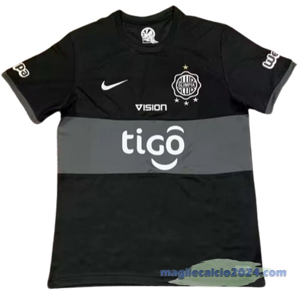 Thailandia Seconda Maglia Club Olimpia 2024 2025 Nero Poco Prezzo