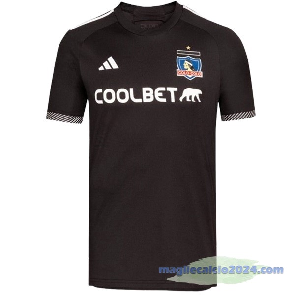 Thailandia Seconda Maglia Colo Colo 2024 2025 Nero Poco Prezzo