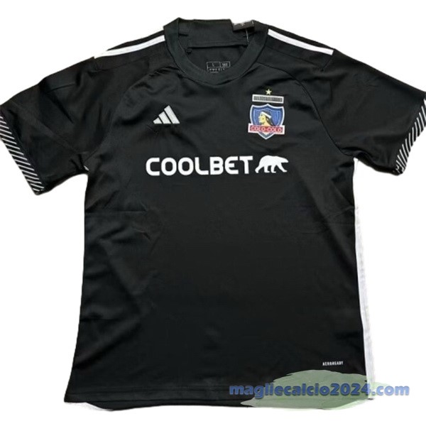 Thailandia Seconda Maglia Colo Colo 2024 2025 Nero Poco Prezzo