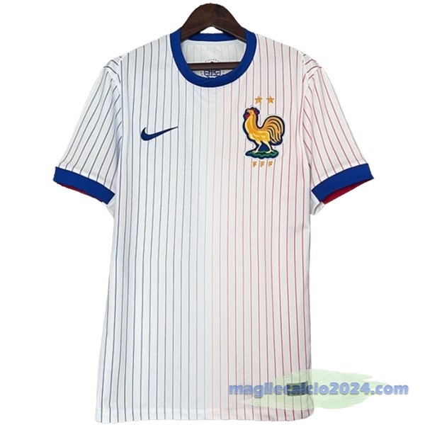 Thailandia Seconda Maglia Francia 2024 Bianco Poco Prezzo