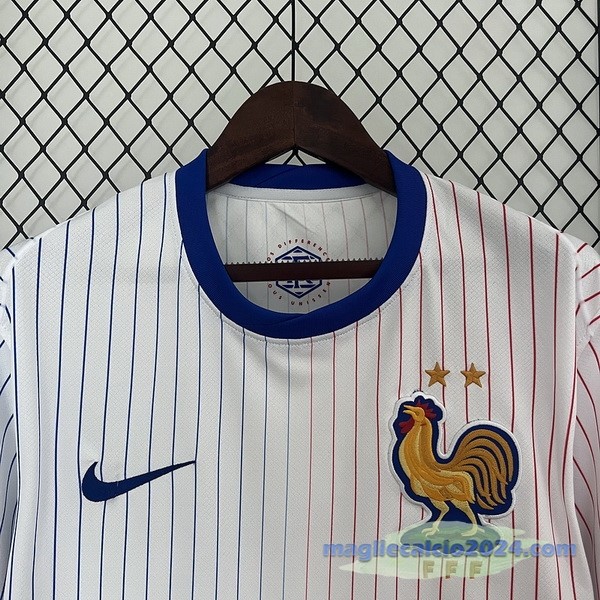 Thailandia Seconda Maglia Francia 2024 Bianco Poco Prezzo