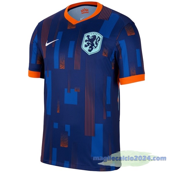 Thailandia Seconda Maglia Paesi Bassi 2024 Blu Poco Prezzo