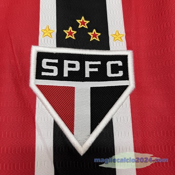 Thailandia Seconda Maglia São Paulo 2024 2025 Rosso Poco Prezzo