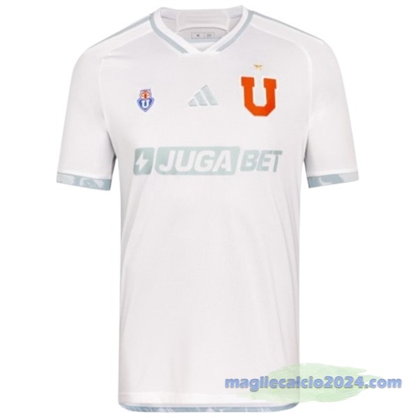 Thailandia Seconda Maglia Universidad De Cile 2024 2025 Bianco Poco Prezzo