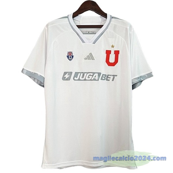 Thailandia Seconda Maglia Universidad De Cile 2024 2025 Bianco Poco Prezzo
