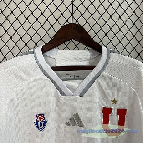 Thailandia Seconda Maglia Universidad De Cile 2024 2025 Bianco Poco Prezzo