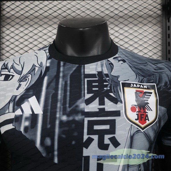Thailandia Speciale Giocatori Maglia Giappone 2024 Nero Grigio Poco Prezzo