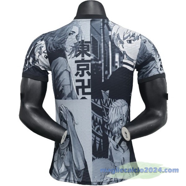 Thailandia Speciale Giocatori Maglia Giappone 2024 Nero Grigio Poco Prezzo