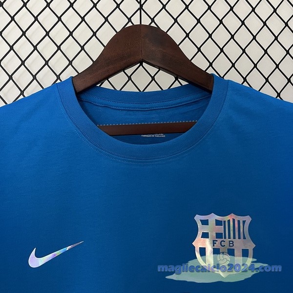 Thailandia Speciale Maglia Barcelona 2024 2025 Blu Poco Prezzo