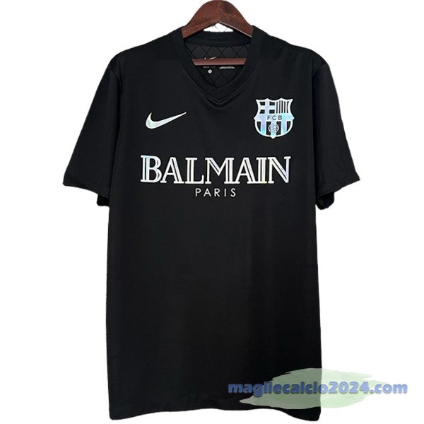 Thailandia Speciale Maglia Barcelona 2024 2025 Nero Poco Prezzo