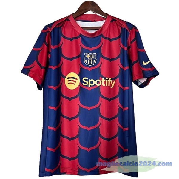 Thailandia Speciale Maglia Barcelona 2024 2025 Rosso Blu Poco Prezzo
