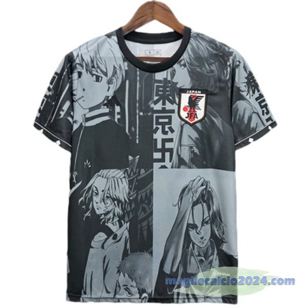 Thailandia Speciale Maglia Giappone 2024 Nero Grigio Poco Prezzo