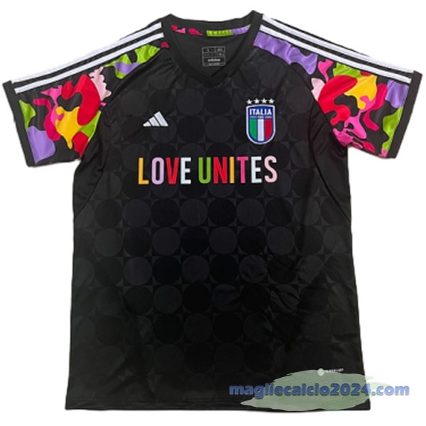 Thailandia Speciale Maglia Italia 2024 Nero Poco Prezzo
