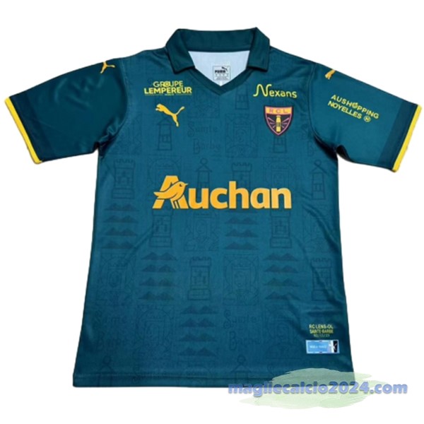Thailandia Speciale Maglia RC Lens 2023 2024 Verde Poco Prezzo