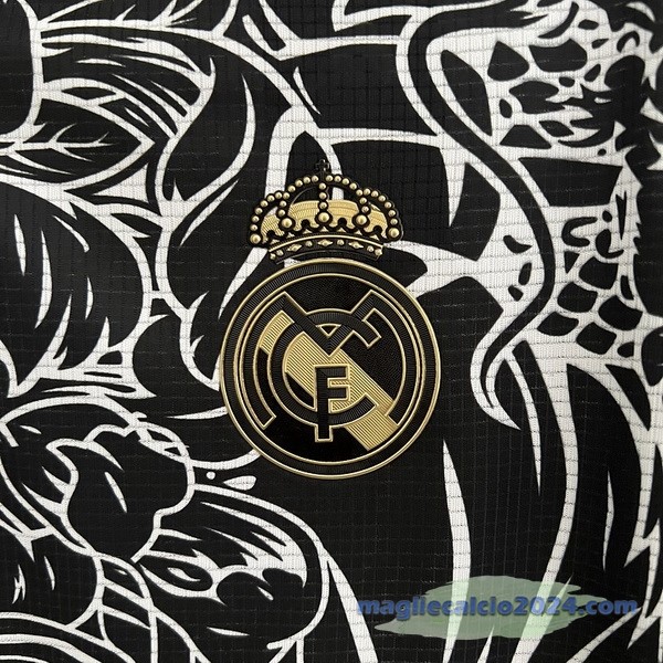 Thailandia Speciale Maglia Real Madrid 2023 2024 Nero Bianco Giallo Poco Prezzo