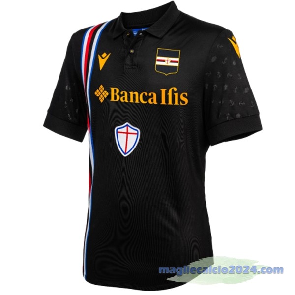 Thailandia Terza Maglia Sampdoria 2023 2024 Nero Poco Prezzo