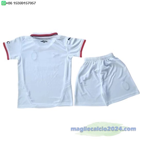 Away Conjunto De Bambino AC Milan 2024 2025 Bianco Poco Prezzo