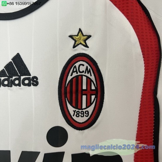 Away Conjunto De Bambino AC Milan Retro 2006 2007 Poco Prezzo