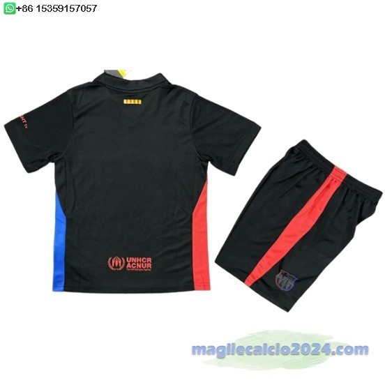 Away Conjunto De Bambino Barcelona 2024 2025 Nero Poco Prezzo