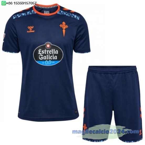 Away Conjunto De Bambino Celta de Vigo 2024 2025 Blu Navy Poco Prezzo