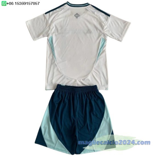 Away Conjunto De Bambino Irlanda del Nord 2024 Bianco Poco Prezzo