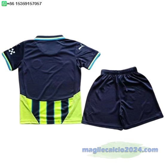 Away Conjunto De Bambino Manchester City 2024 2025 Verde Poco Prezzo