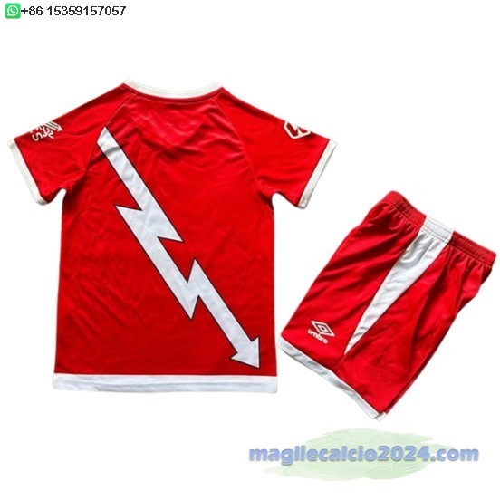 Away Conjunto De Bambino Rayo Vallecano 2024 2025 Rosso Poco Prezzo