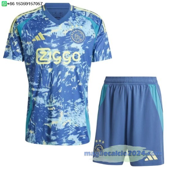 Away Conjunto De Uomo Ajax 2024 2025 Poco Prezzo