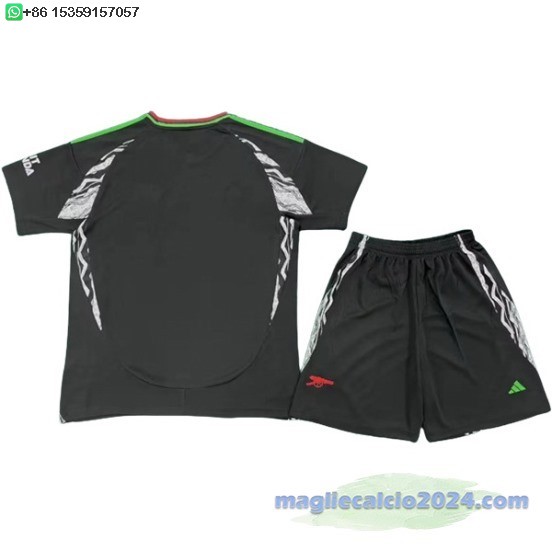 Away Conjunto De Uomo Arsenal 2024 2025 Nero Poco Prezzo