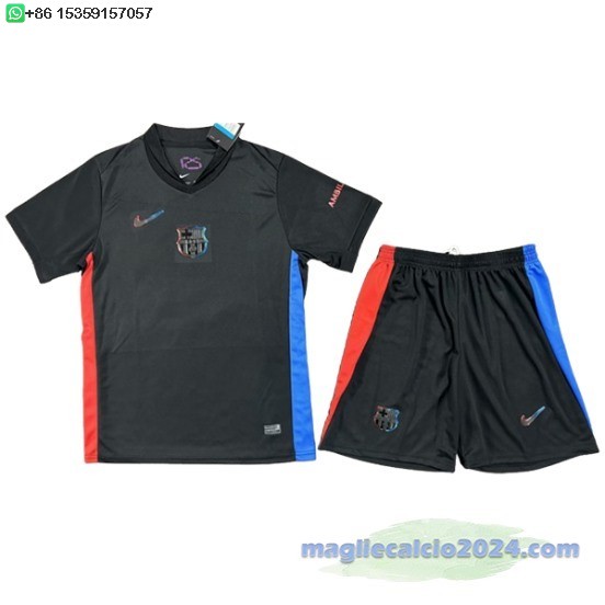 Away Conjunto De Uomo Barcelona 2024 2025 II Nero Poco Prezzo