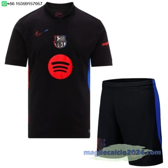 Away Conjunto De Uomo Barcelona 2024 2025 I Nero Poco Prezzo