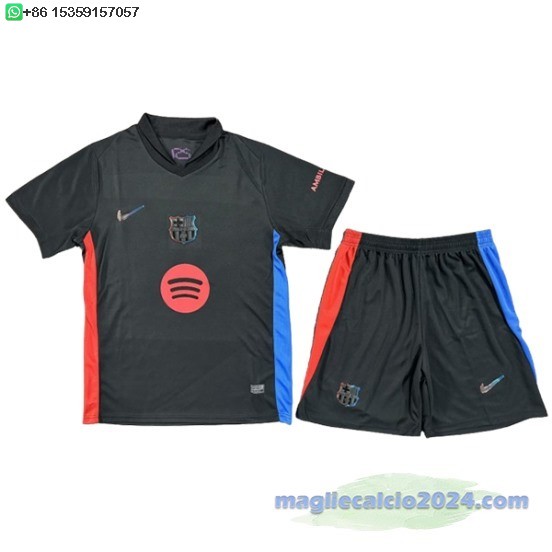 Away Conjunto De Uomo Barcelona 2024 2025 I Nero Poco Prezzo