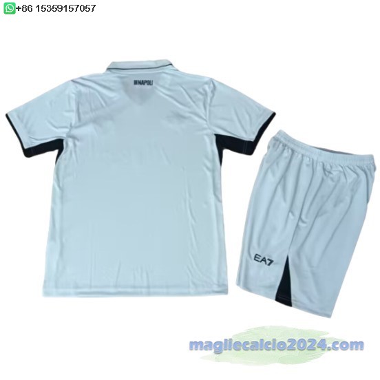 Away Conjunto De Uomo Napoli 2024 2025 Bianco Poco Prezzo