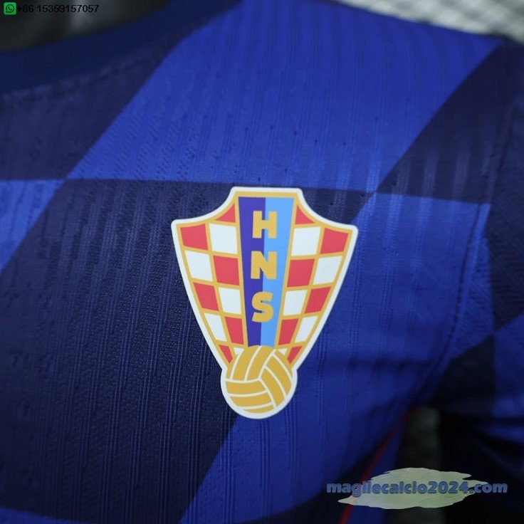 Away Giocatori Maglia Croazia 2024 Poco Prezzo