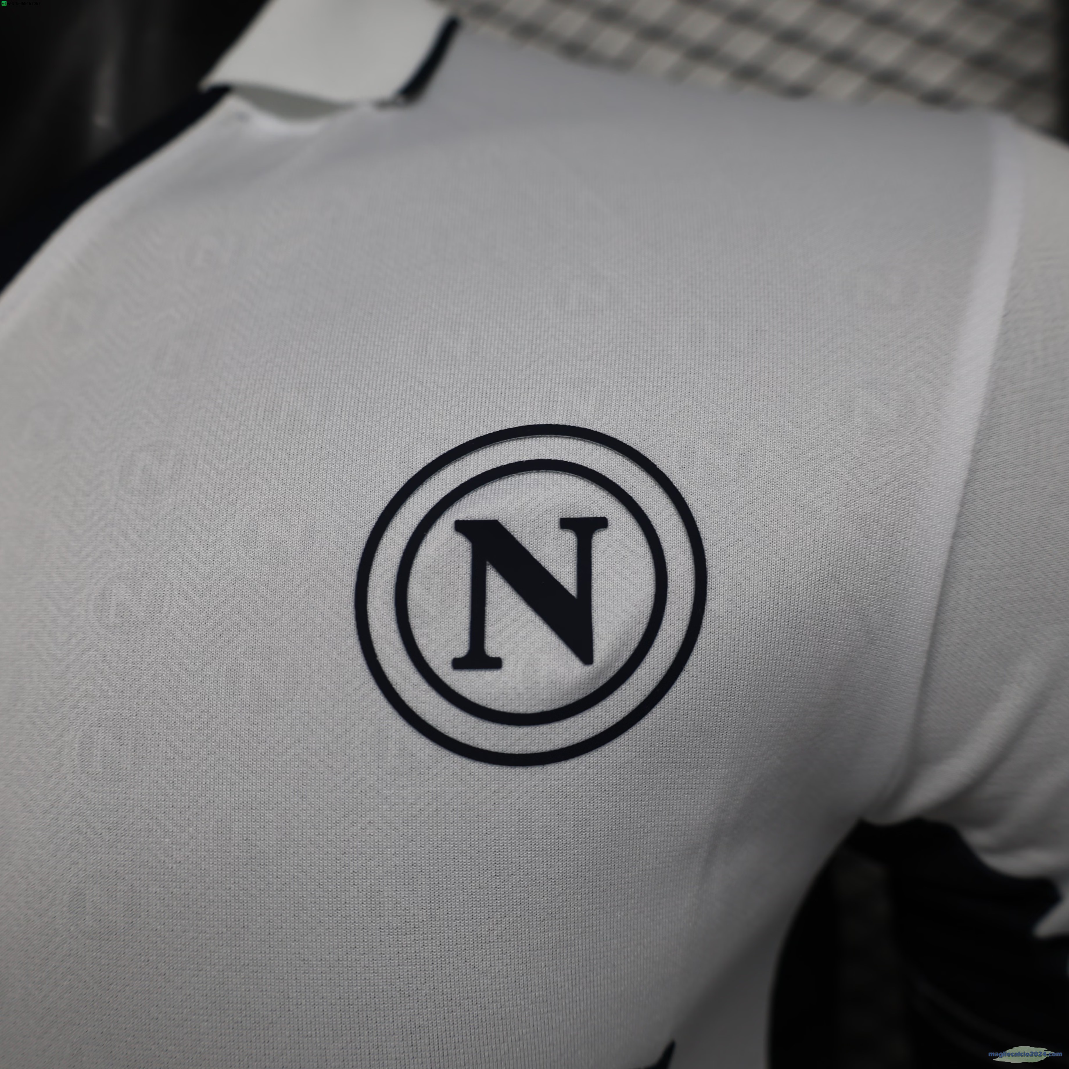 Away Giocatori Maglia Napoli 2024 2025 Bianco Poco Prezzo