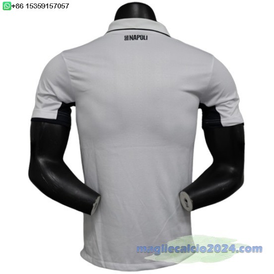Away Giocatori Maglia Napoli 2024 2025 Bianco Poco Prezzo