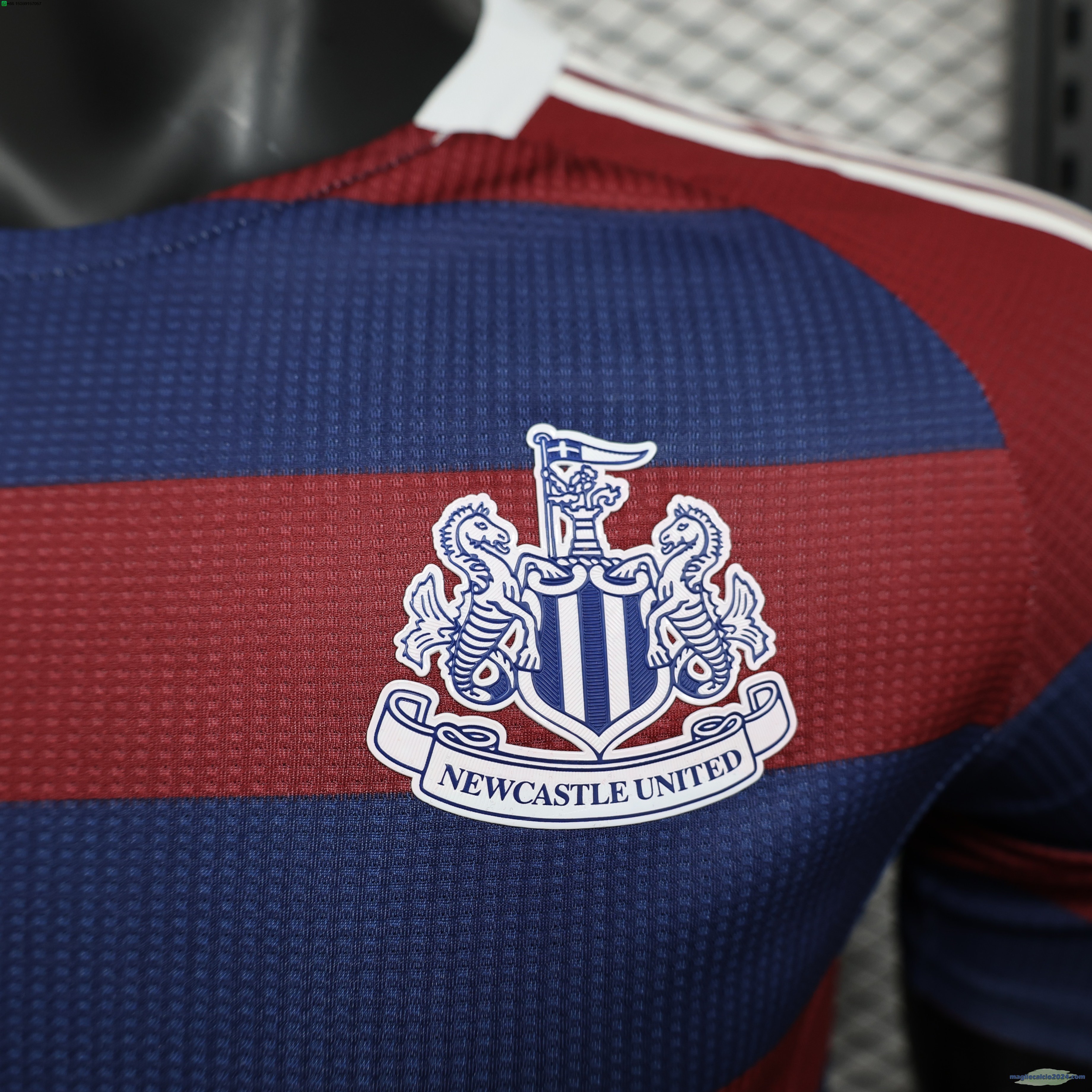 Away Giocatori Maglia Newcastle United 2024 2025 Rosso Poco Prezzo
