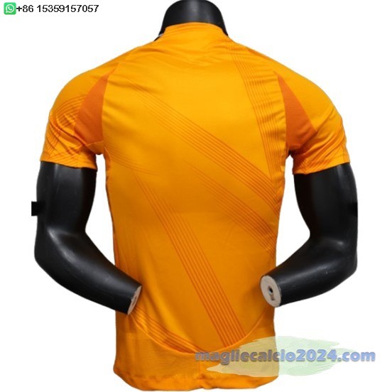 Away Giocatori Maglia Real Madrid 2024 2025 Arancione Poco Prezzo