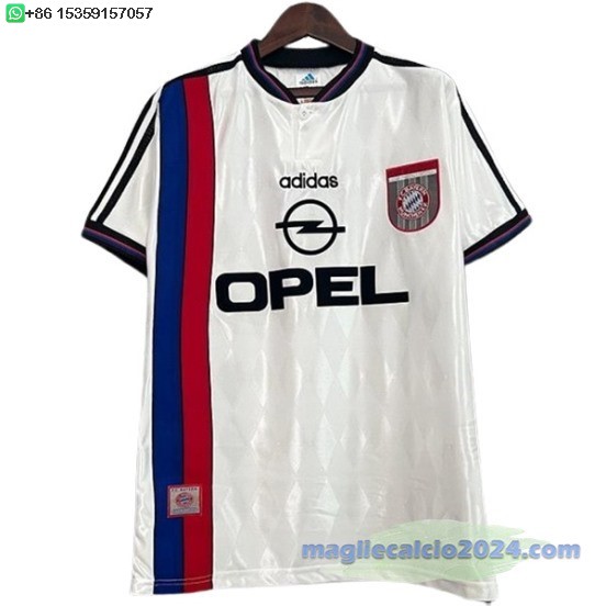 Away Maglia Bayern Múnich Retro 1996 1998 Poco Prezzo