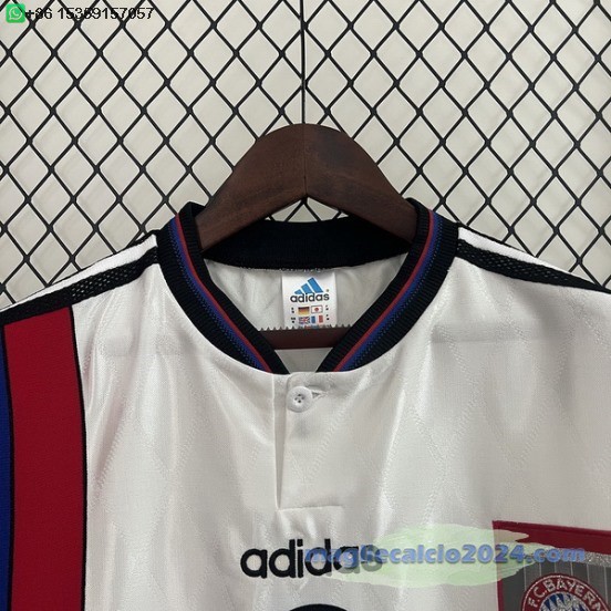 Away Maglia Bayern Múnich Retro 1996 1998 Poco Prezzo