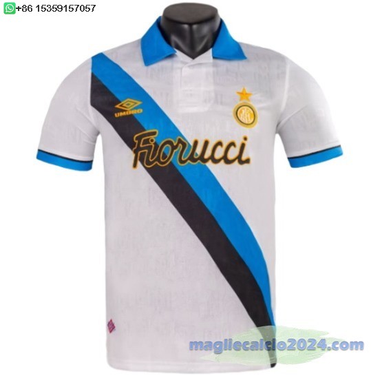 Away Maglia Inter Milán Retro 1993 1994 Poco Prezzo