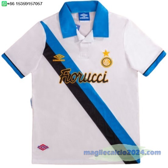 Away Maglia Inter Milán Retro 1993 1994 Poco Prezzo
