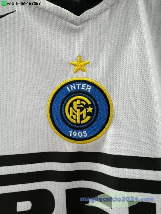 Away Maglia Inter Milán Retro 2004 2005 Poco Prezzo