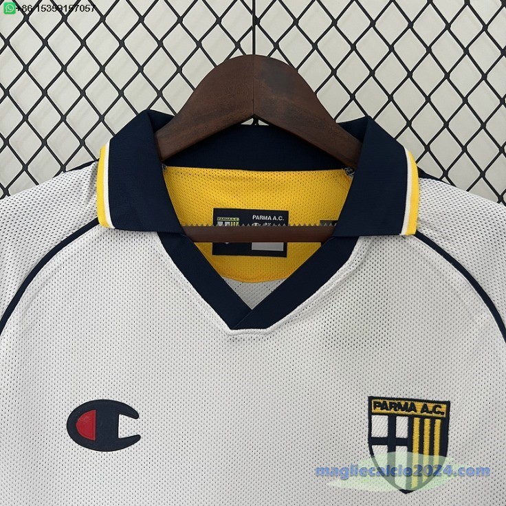 Away Maglia Parma Retro 2003 2004 Bianco Poco Prezzo