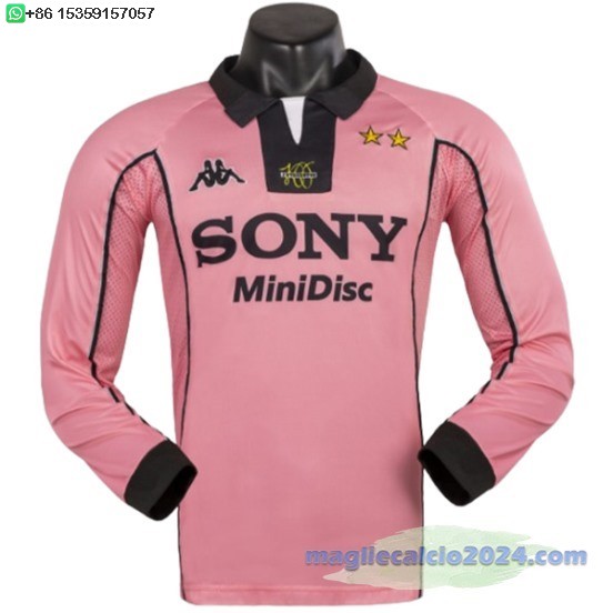 Away Manica lunga Juventus Retro 1997 1998 Poco Prezzo