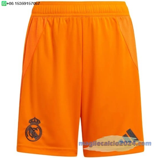 Away Pantaloni Real Madrid 2024 2025 Arancione Poco Prezzo