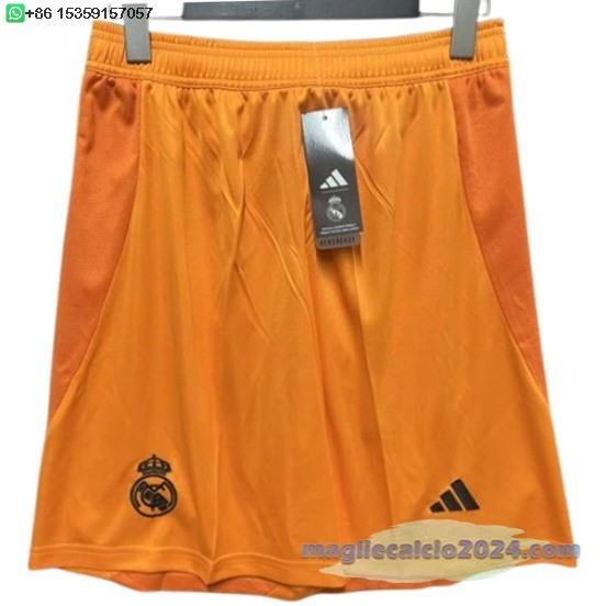 Away Pantaloni Real Madrid 2024 2025 Arancione Poco Prezzo