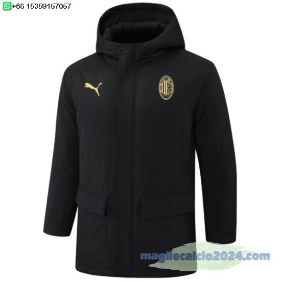 Chaqueta De Algodón AC Milan 2024 2025 Nero Poco Prezzo
