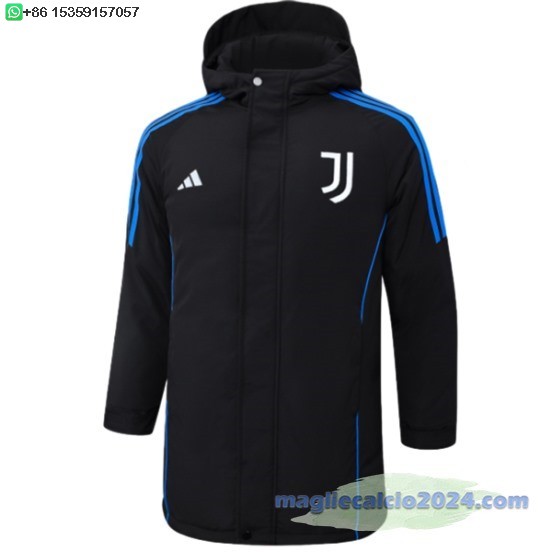 Chaqueta De Algodón Juventus 2024 2025 Nero Poco Prezzo