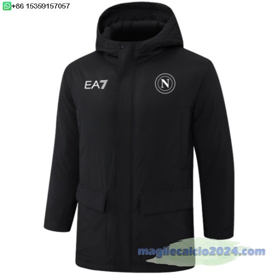 Chaqueta De Algodón Napoli 2024 2025 Nero Poco Prezzo